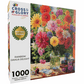 Garden Puzzle – Rainbow Dahlia Delight – 1000 Piece Jigsaw Puzzle