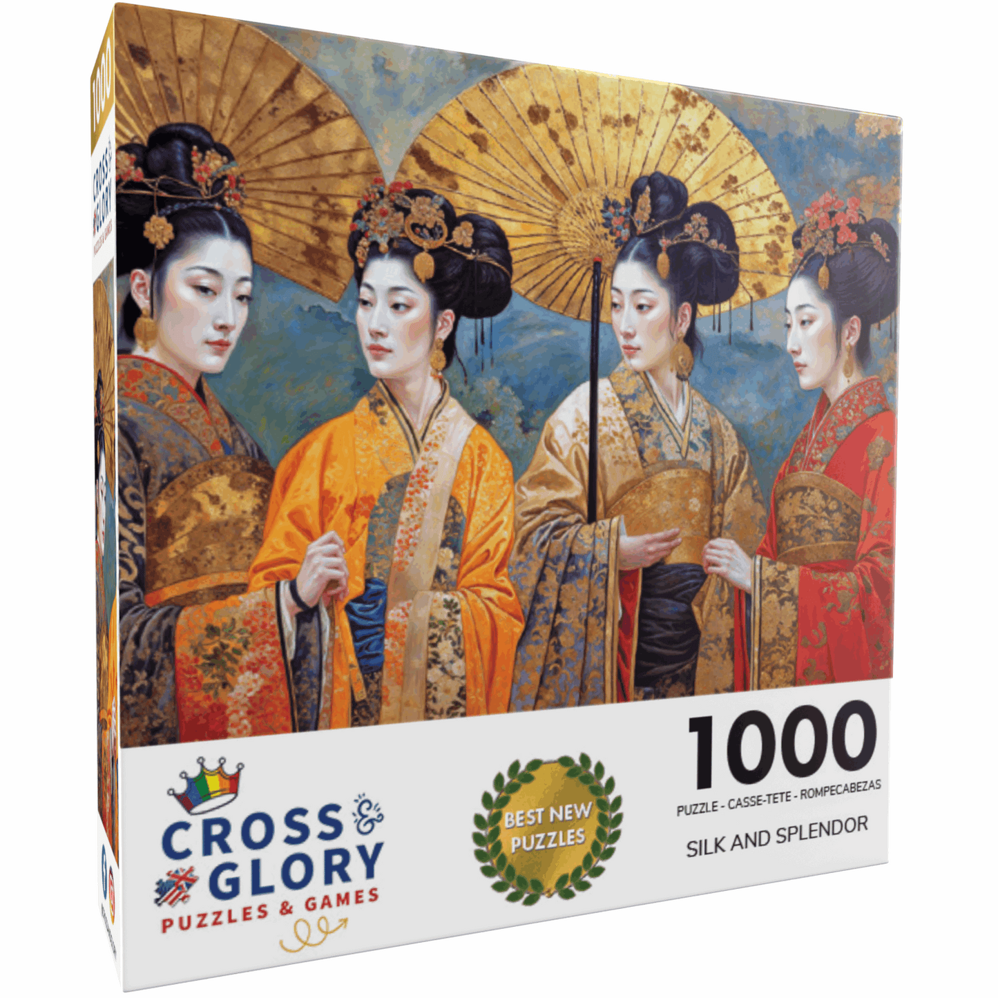 Art Puzzle – Silk and Splendor: an Imperial Puzzle Panorama – 1000 Piece Jigsaw Puzzle