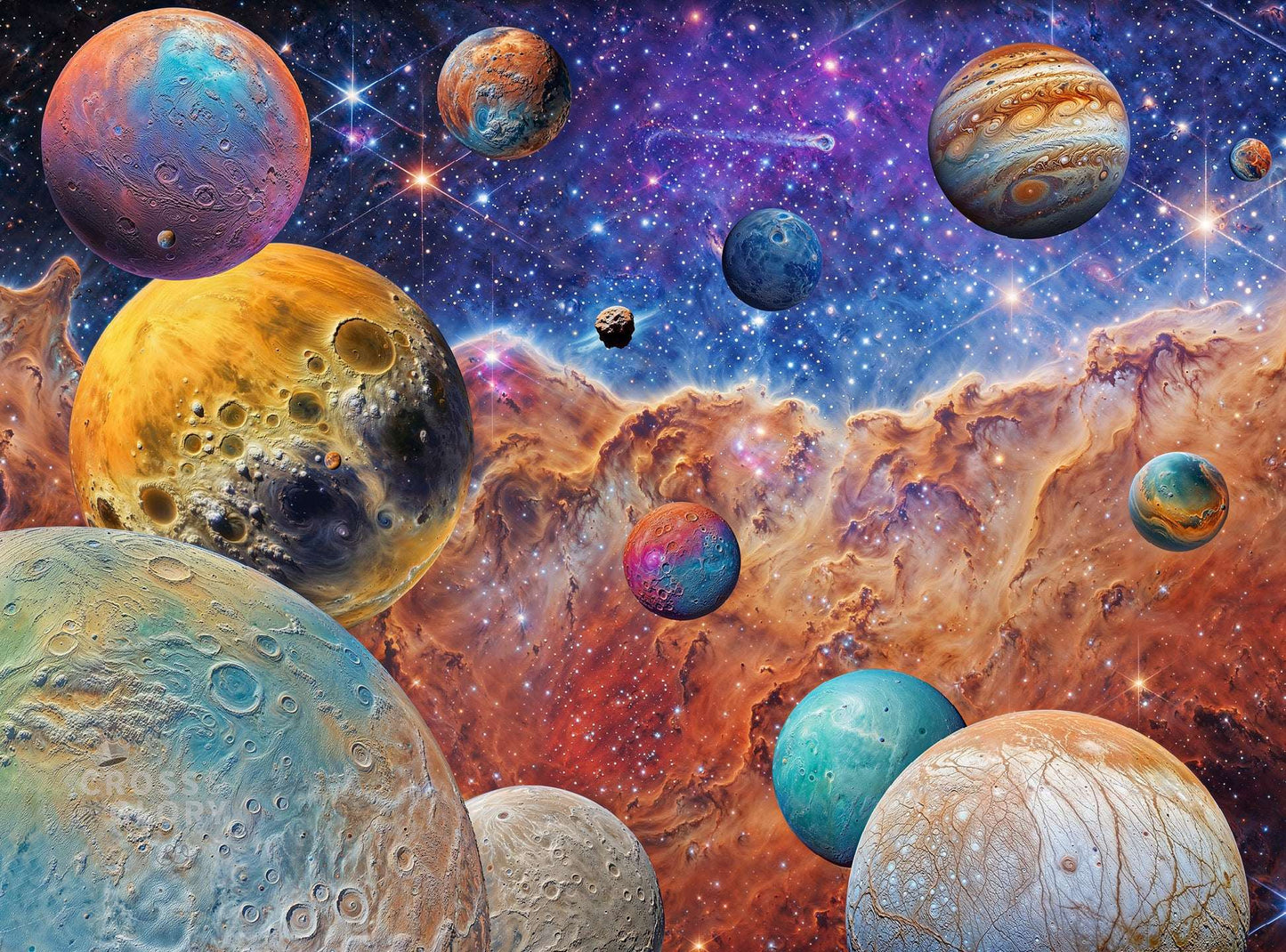 Art Puzzle – Galaxy Quest: Symphony of The Cosmos – 1000 Piece Jigsaw Puzzle