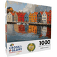 Norway Jigsaw Puzzle – Fjord Facades: Norway's Water's Edge – 1000 Piece Jigsaw Puzzle
