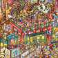 Metropolitan Mayhem: A Cartoon Cosmopolis - 1000 Piece Jigsaw Puzzle