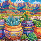 Mesa Verde Succulent Sunset - 1000 Piece Jigsaw Puzzle