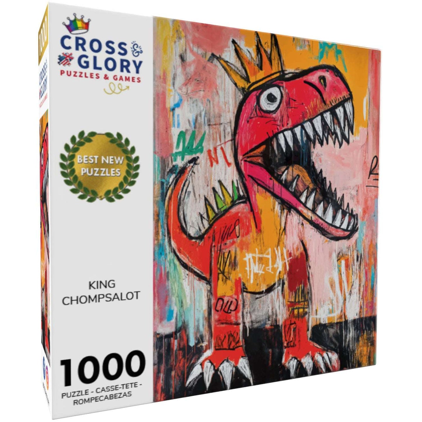 Dinosaur Puzzle – King Chompsalot – 1000 Piece Jigsaw Puzzle