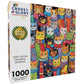 Cat Puzzle – Cozy Cats & Colorful Scarves – 1000 Piece Jigsaw Puzzle