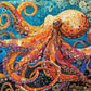 Octopus Puzzle – The Great Blue Octopus Enigma – 1000 Piece Jigsaw Puzzle