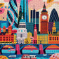 London Jigsaw Puzzle – Colorful London – 1000 Piece Jigsaw Puzzle