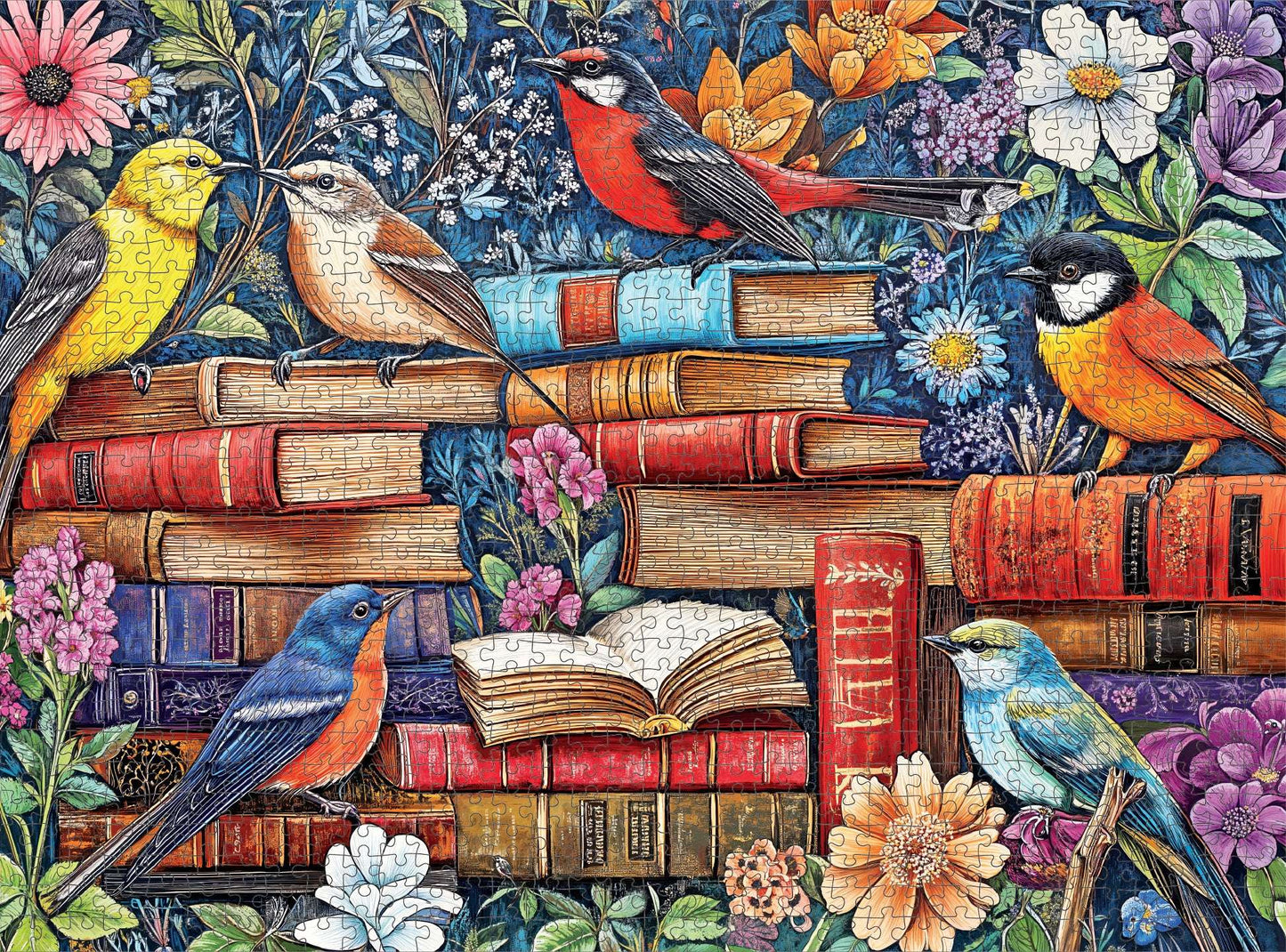 Bird Puzzle – The Aviary Bloom Chronicles – 1000 Piece Jigsaw Puzzle