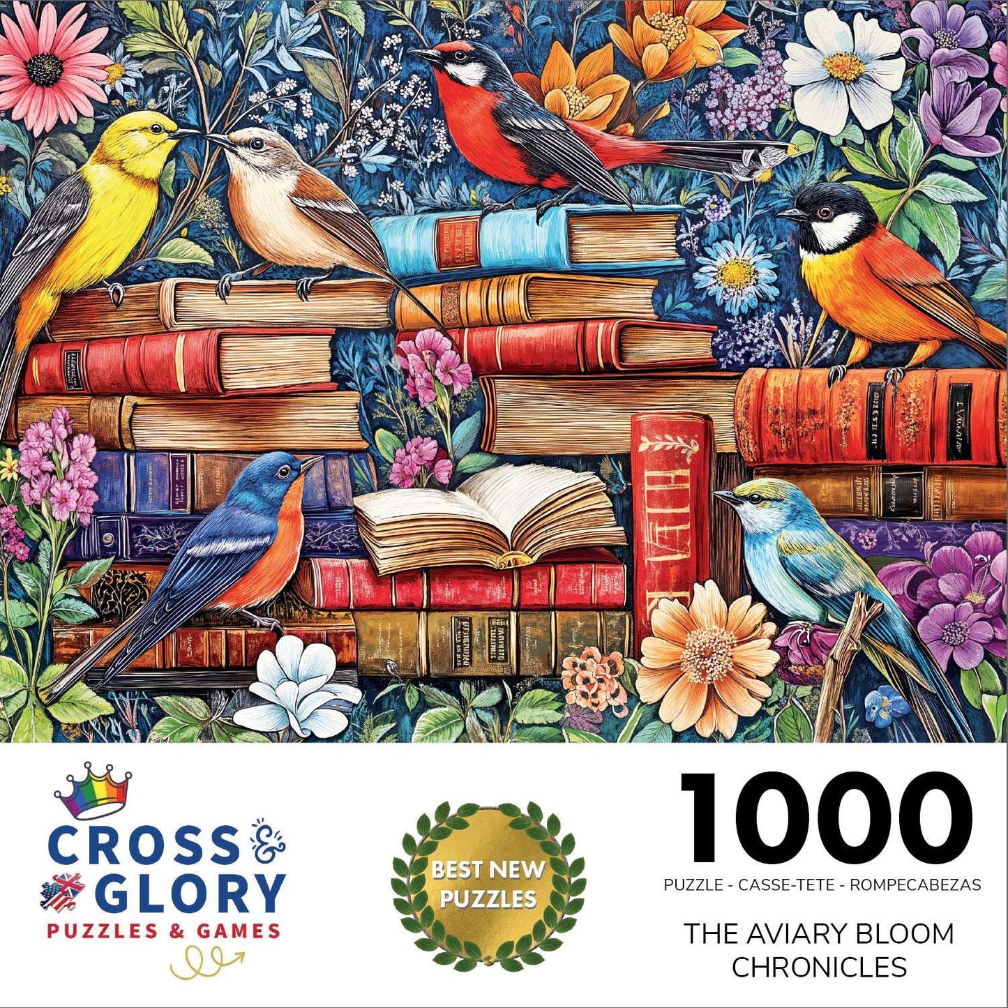 Bird Puzzle – The Aviary Bloom Chronicles – 1000 Piece Jigsaw Puzzle