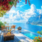 Coastal Puzzle – Patio by The Sea – 1000 Piece Jigsaw Puzzle