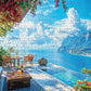 Coastal Puzzle – Patio by The Sea – 1000 Piece Jigsaw Puzzle