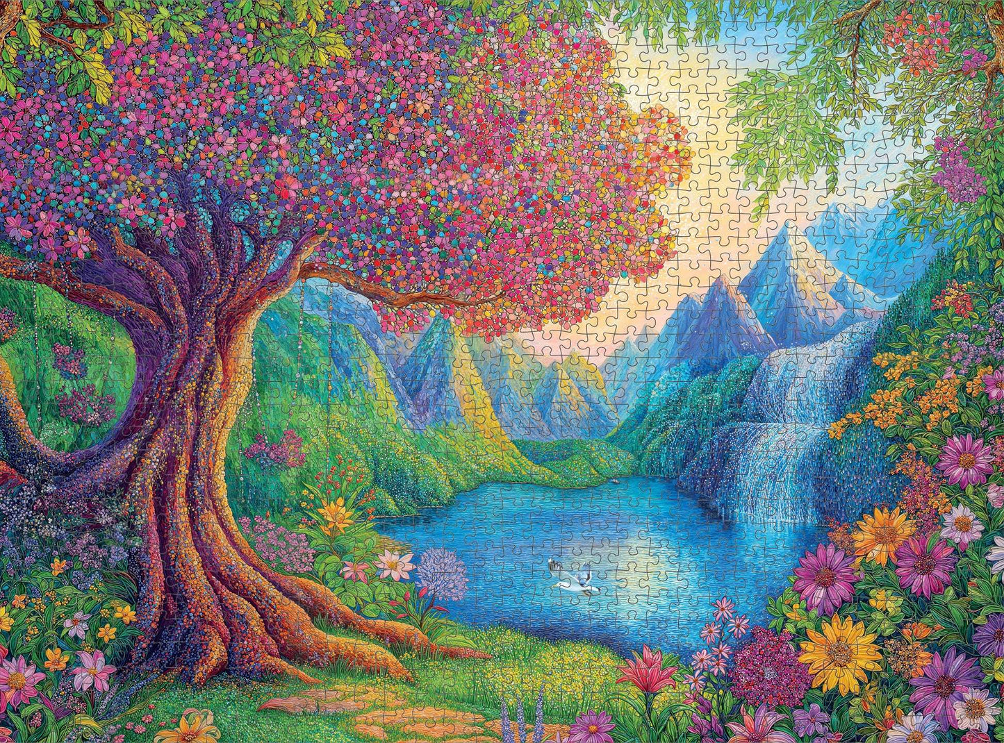 Fantasy Puzzle – The Enchanted Garden Escape – 1000 Piece Jigsaw Puzzle