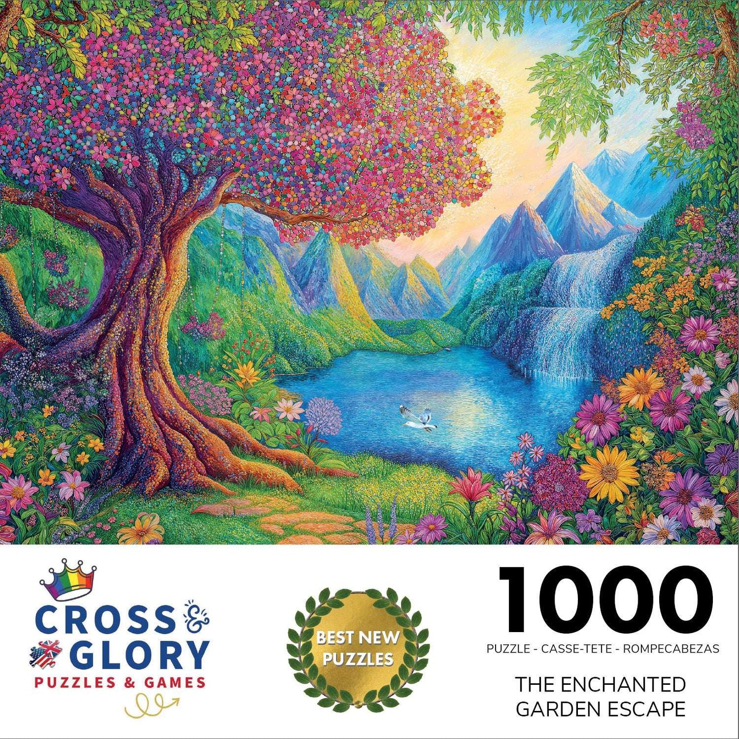 Fantasy Puzzle – The Enchanted Garden Escape – 1000 Piece Jigsaw Puzzle
