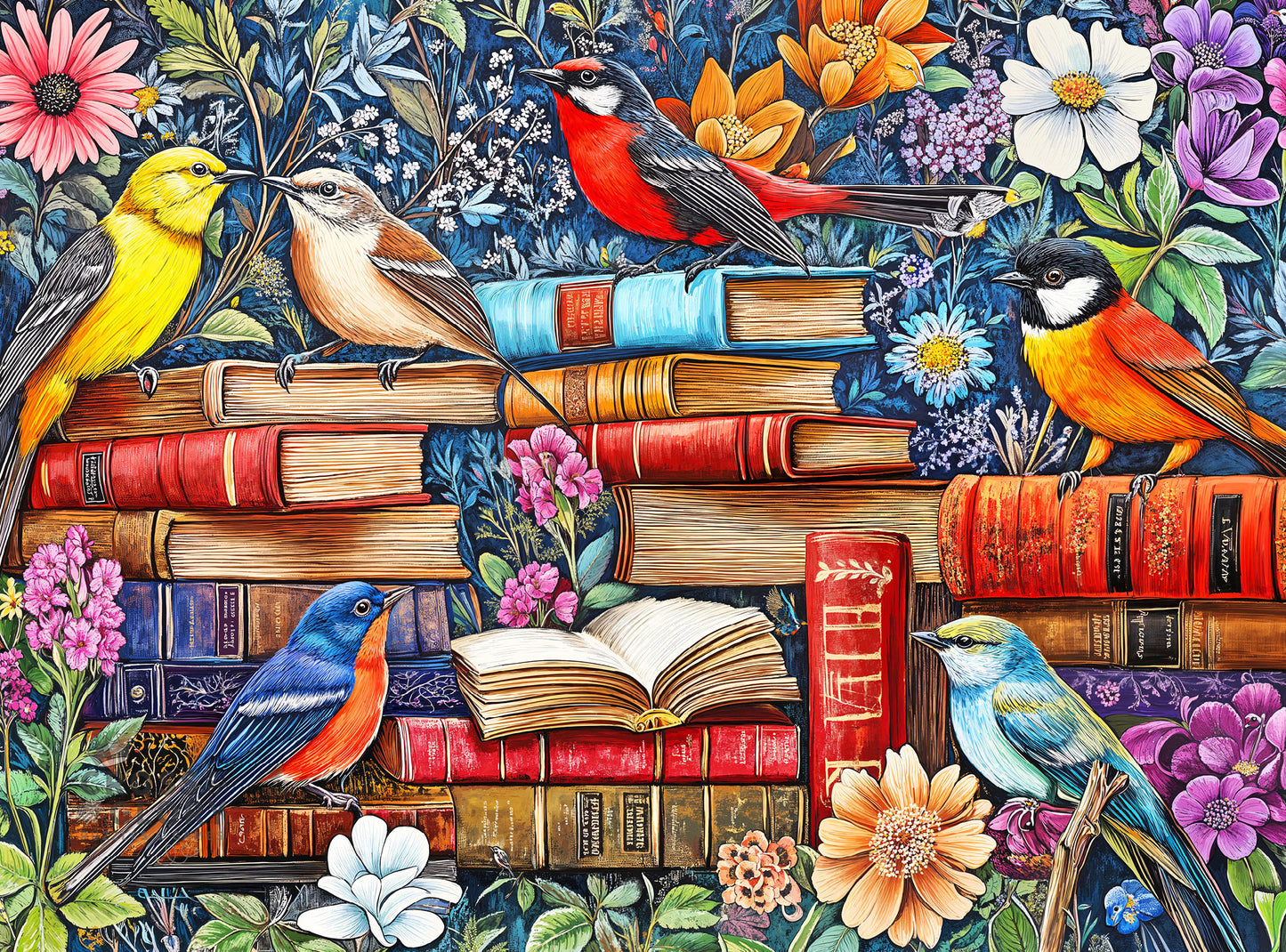 The Aviary Bloom Chronicles - 1000 Piece Jigsaw Puzzle