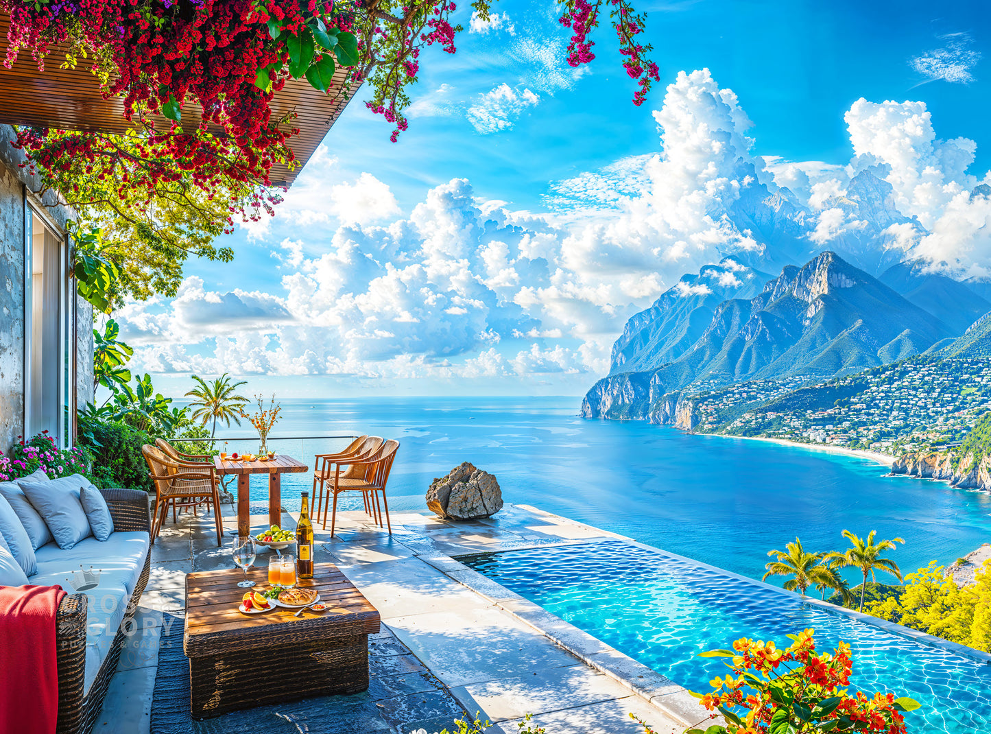 Patio by The Sea - 1000 Piece Jigsaw Puzzle