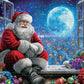 Christmas Puzzle – Santa and the Midnight Moon – 1000 Piece Jigsaw Puzzle