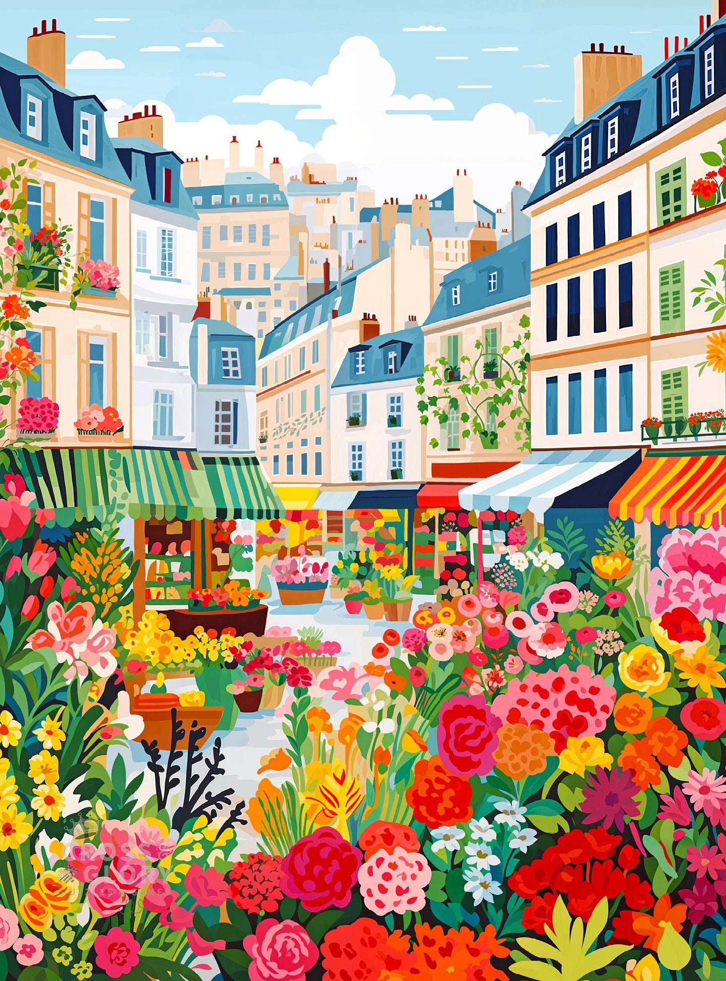 Coastal Puzzle – La Fleur de Paris, 1000 Piece Jigsaw Puzzle – 1000 Piece Jigsaw Puzzle