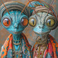 Alien Puzzle – Meet The Aliens: Kylo and Mira – 1000 Piece Jigsaw Puzzle