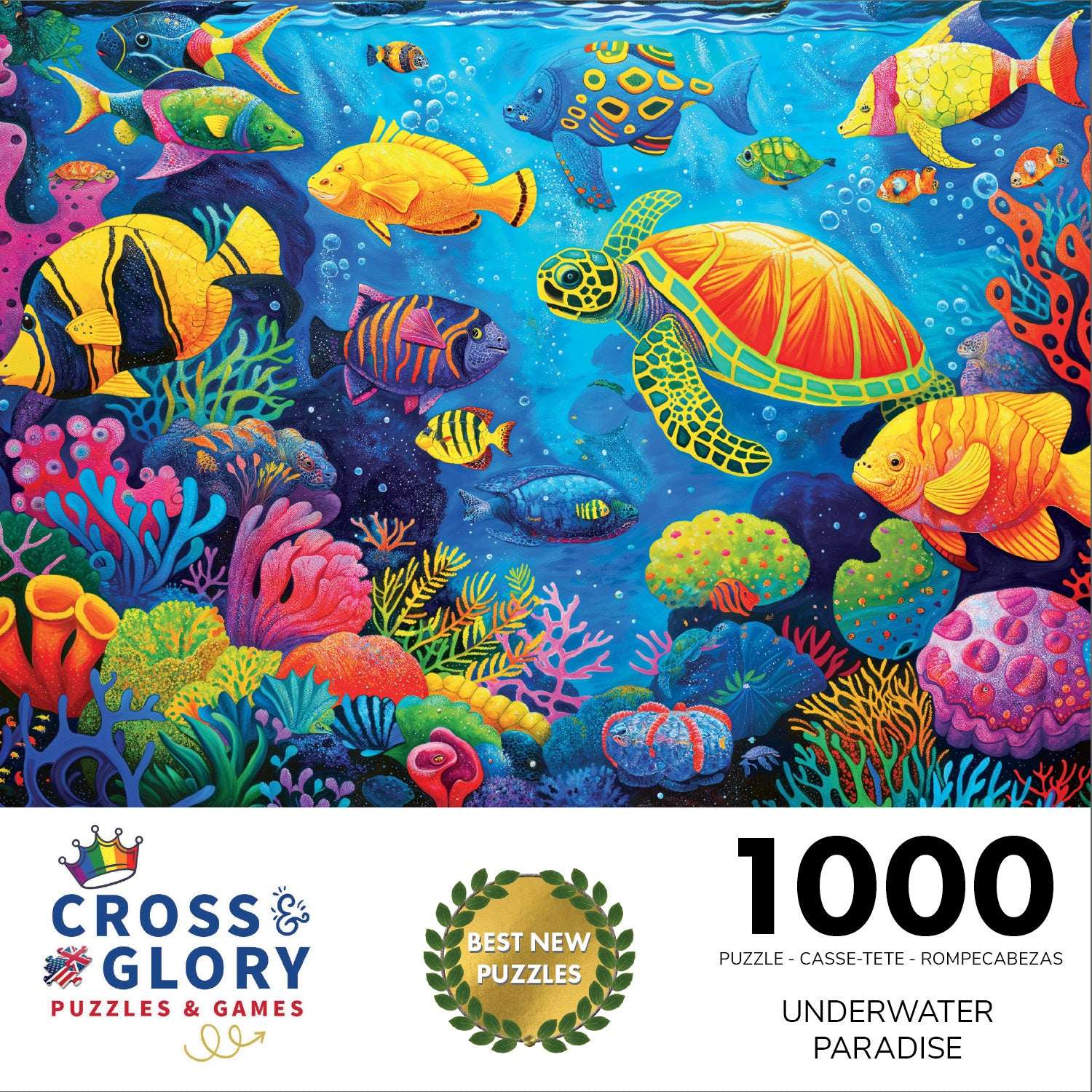 Alien Puzzle – Underwater Paradise – 1000 Piece Jigsaw Puzzle