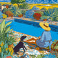 Succulent Puzzle – Desert Poolside Oasis – 1000 Piece Jigsaw Puzzle