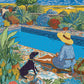 Succulent Puzzle – Desert Poolside Oasis – 1000 Piece Jigsaw Puzzle
