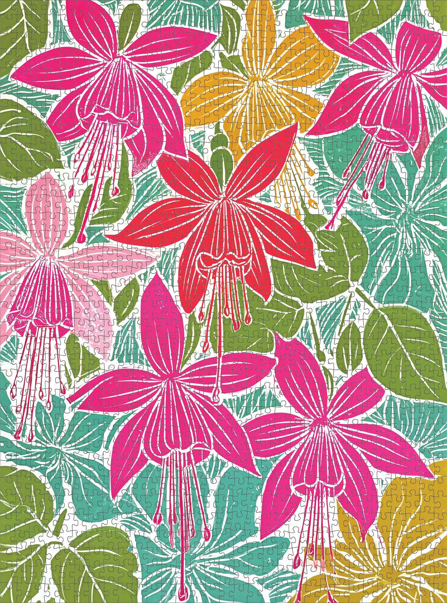 Garden Puzzle – Petals in Print – 1000 Piece Jigsaw Puzzle