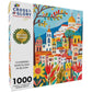 Barcelona Jigsaw Puzzle – Charming Barcelona in Bloom – 1000 Piece Jigsaw Puzzle