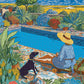 Desert Poolside Oasis - 1000 Piece Jigsaw Puzzle
