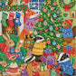 Christmas Puzzle – Christmas at Evergreen Hollow – 1000 Piece Jigsaw Puzzle showing the assembled puzzle pieces