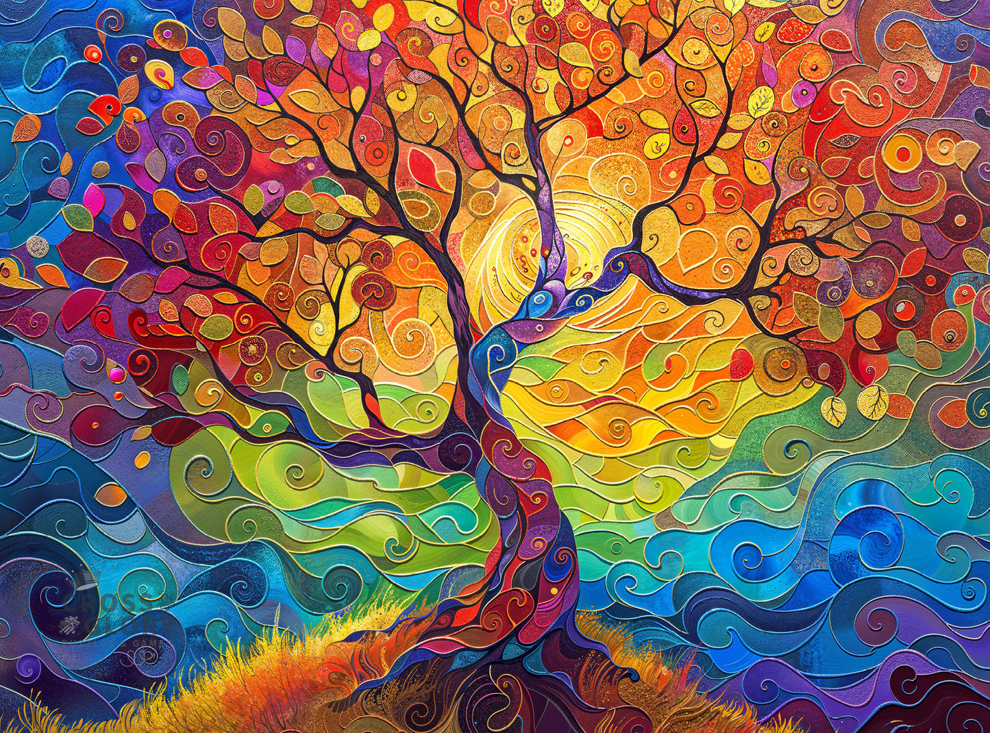 Eternal Tree of Life - 1000 Piece Jigsaw Puzzle