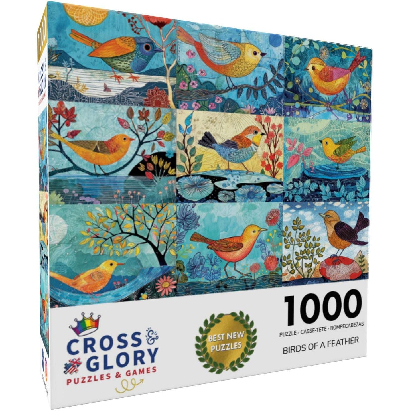 Bird Puzzle – Birds of a Feather – 1000 Piece Jigsaw Puzzle