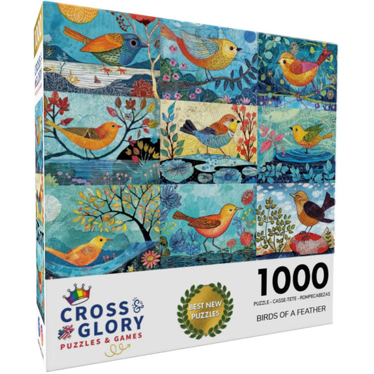 Bird Puzzle – Birds of a Feather – 1000 Piece Jigsaw Puzzle