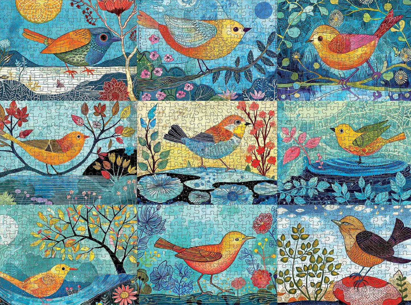 Bird Puzzle – Birds of a Feather – 1000 Piece Jigsaw Puzzle