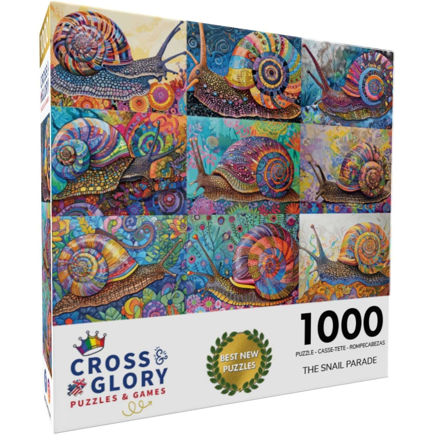Snail Puzzle – The Snail Parade – 1000 Piece Jigsaw Puzzle