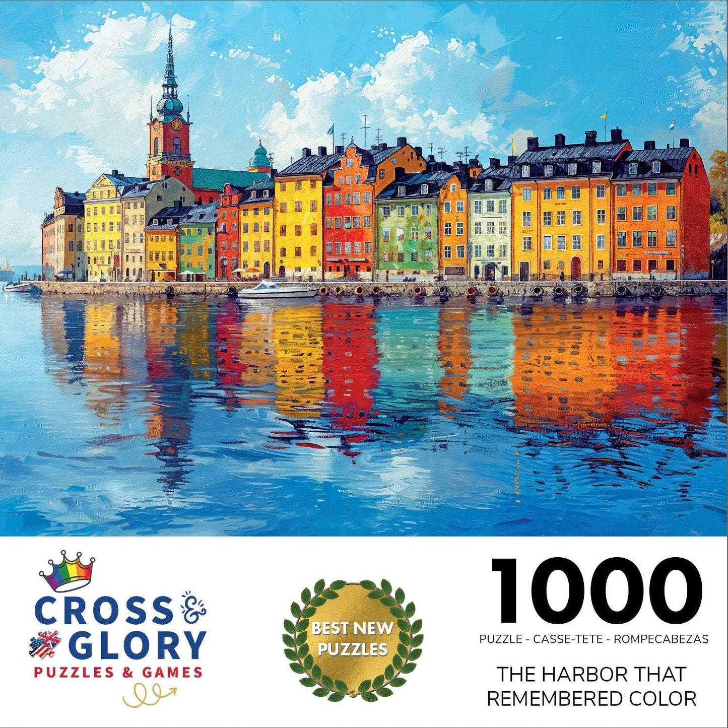 City Jigsaw Puzzle – The Harbor That Remembered Color – 1000 Piece Jigsaw Puzzle