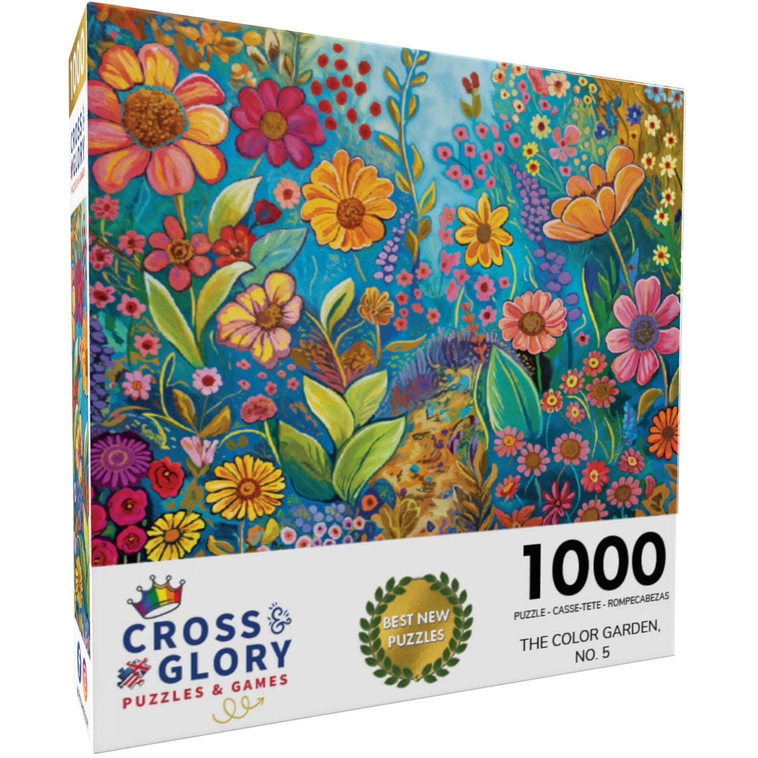 Garden Puzzle – The Color Garden, No. 5 – 1000 Piece Jigsaw Puzzle