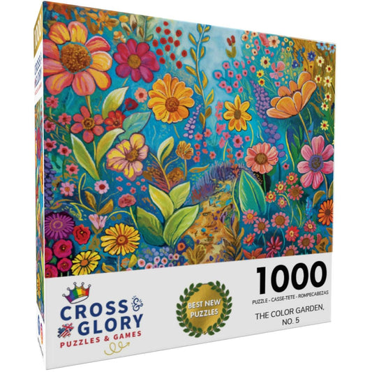 Garden Puzzle – The Color Garden, No. 5 – 1000 Piece Jigsaw Puzzle