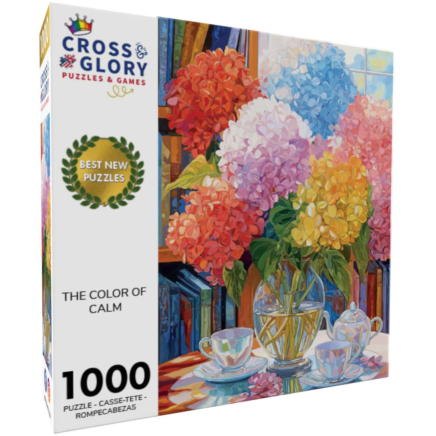 Abstract Puzzle – The Color of Calm – 1000 Piece Jigsaw Puzzle