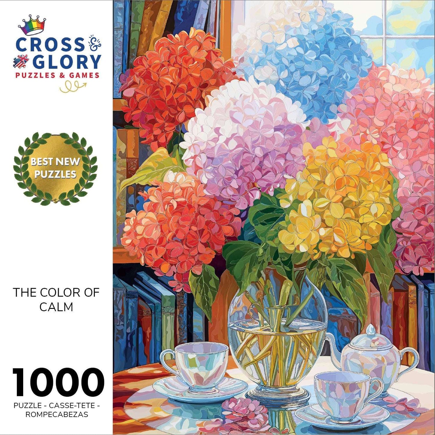 Abstract Puzzle – The Color of Calm – 1000 Piece Jigsaw Puzzle