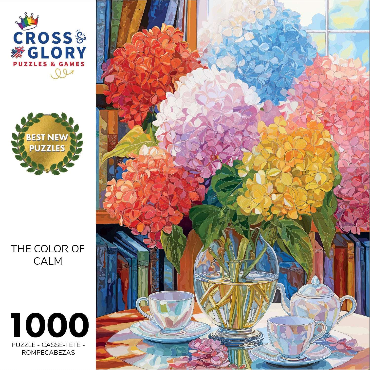 Abstract Puzzle – The Color of Calm – 1000 Piece Jigsaw Puzzle