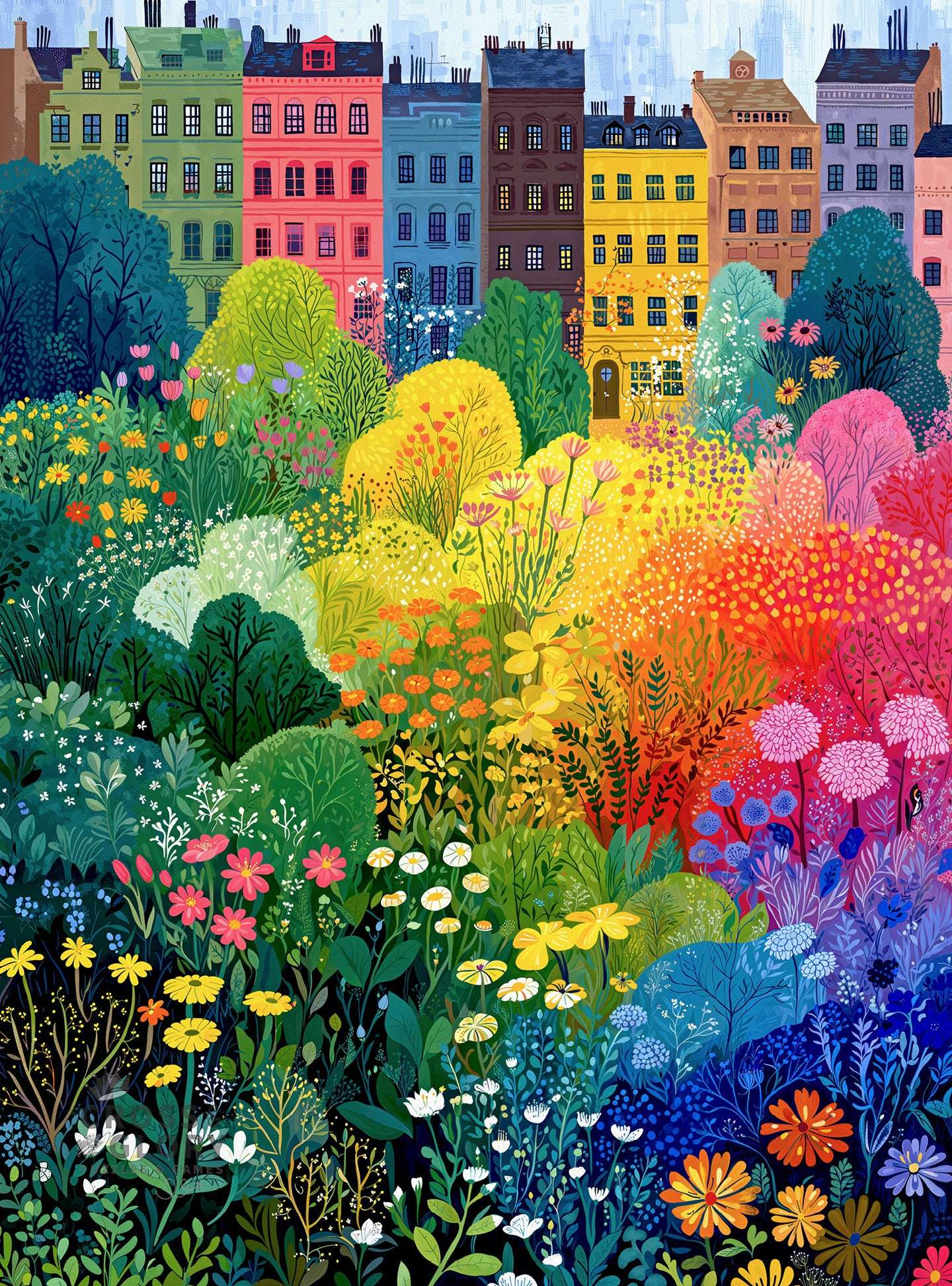 Copenhagen Jigsaw Puzzle – Copenhagen in Bloom – 1000 Piece Jigsaw Puzzle