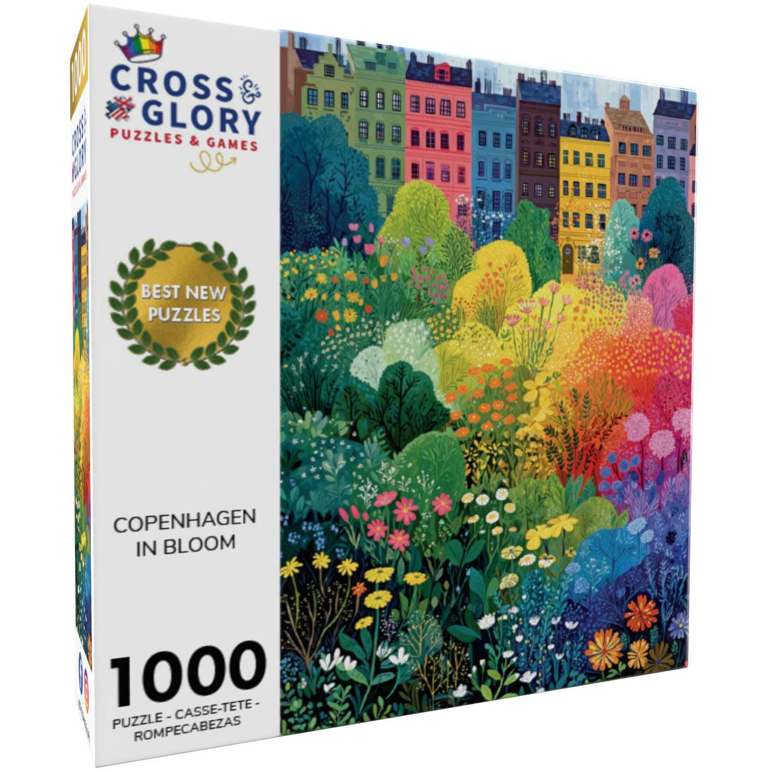 Copenhagen Jigsaw Puzzle – Copenhagen in Bloom – 1000 Piece Jigsaw Puzzle