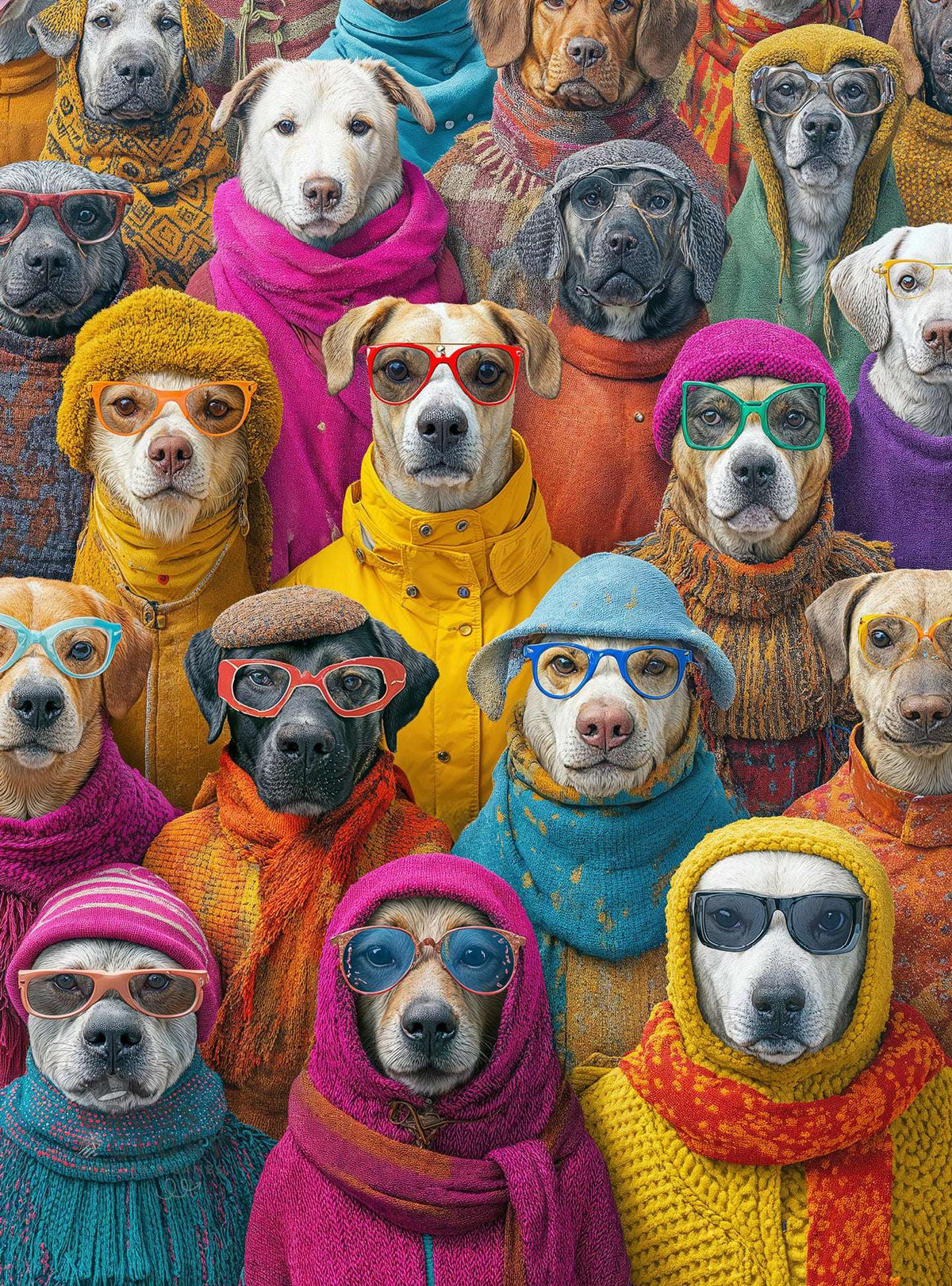Dog Puzzle – Dogtopia – 1000 Piece Jigsaw Puzzle