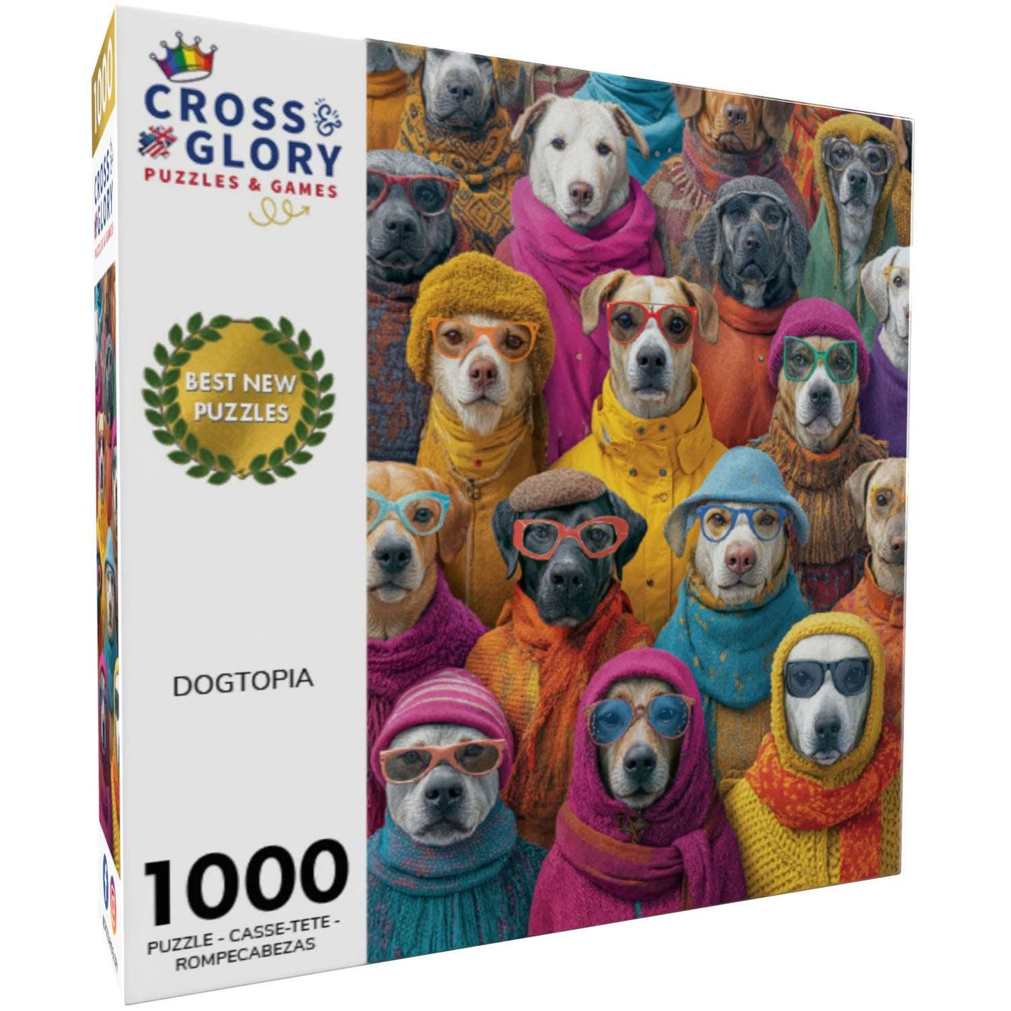 Dog Puzzle – Dogtopia – 1000 Piece Jigsaw Puzzle