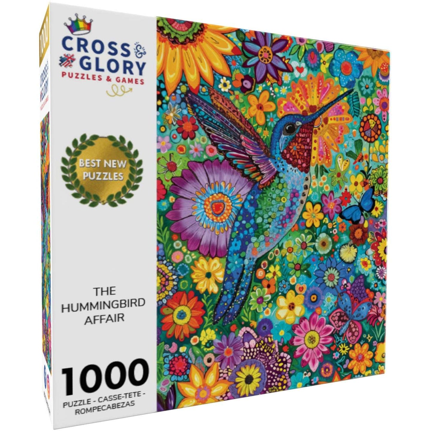 Bird Puzzle – The Hummingbird Affair – 1000 Piece Jigsaw Puzzle