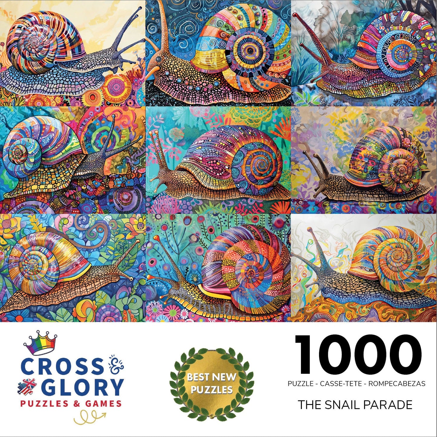 The Snail Parade - 1000 Piece Jigsaw Puzzle