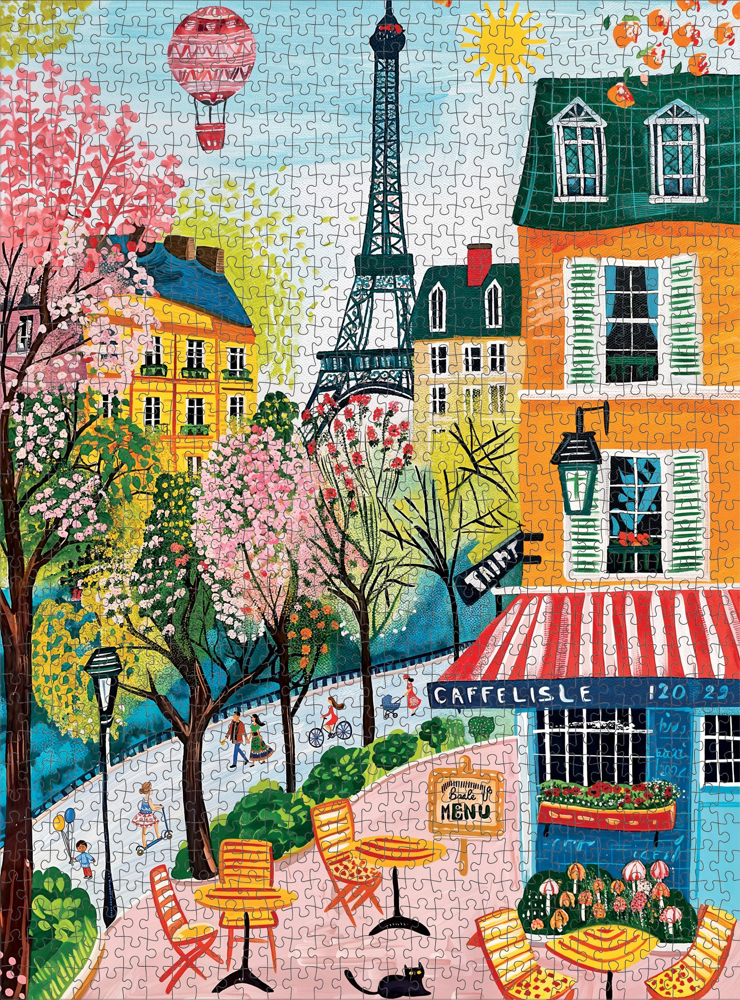 Morning at Café Lisle - 1000 Piece Jigsaw Puzzle