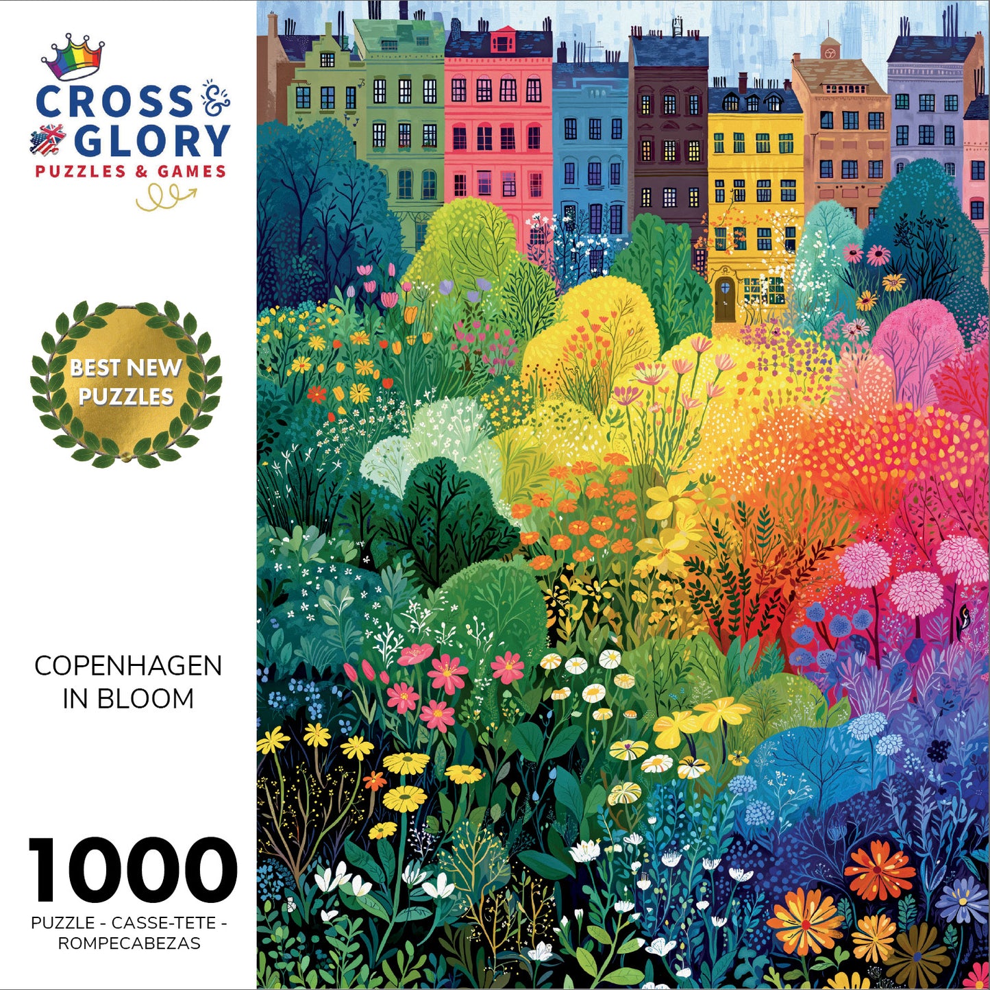 Copenhagen in Bloom - 1000 Piece Jigsaw Puzzle