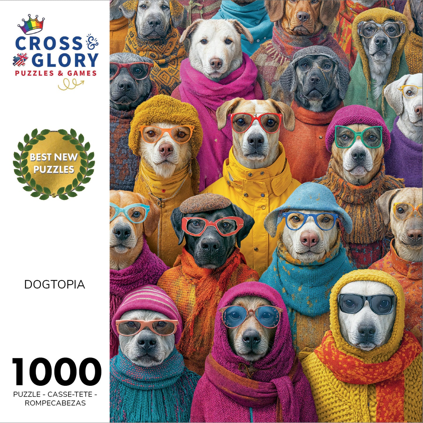 Dogtopia - 1000 Piece Jigsaw Puzzle