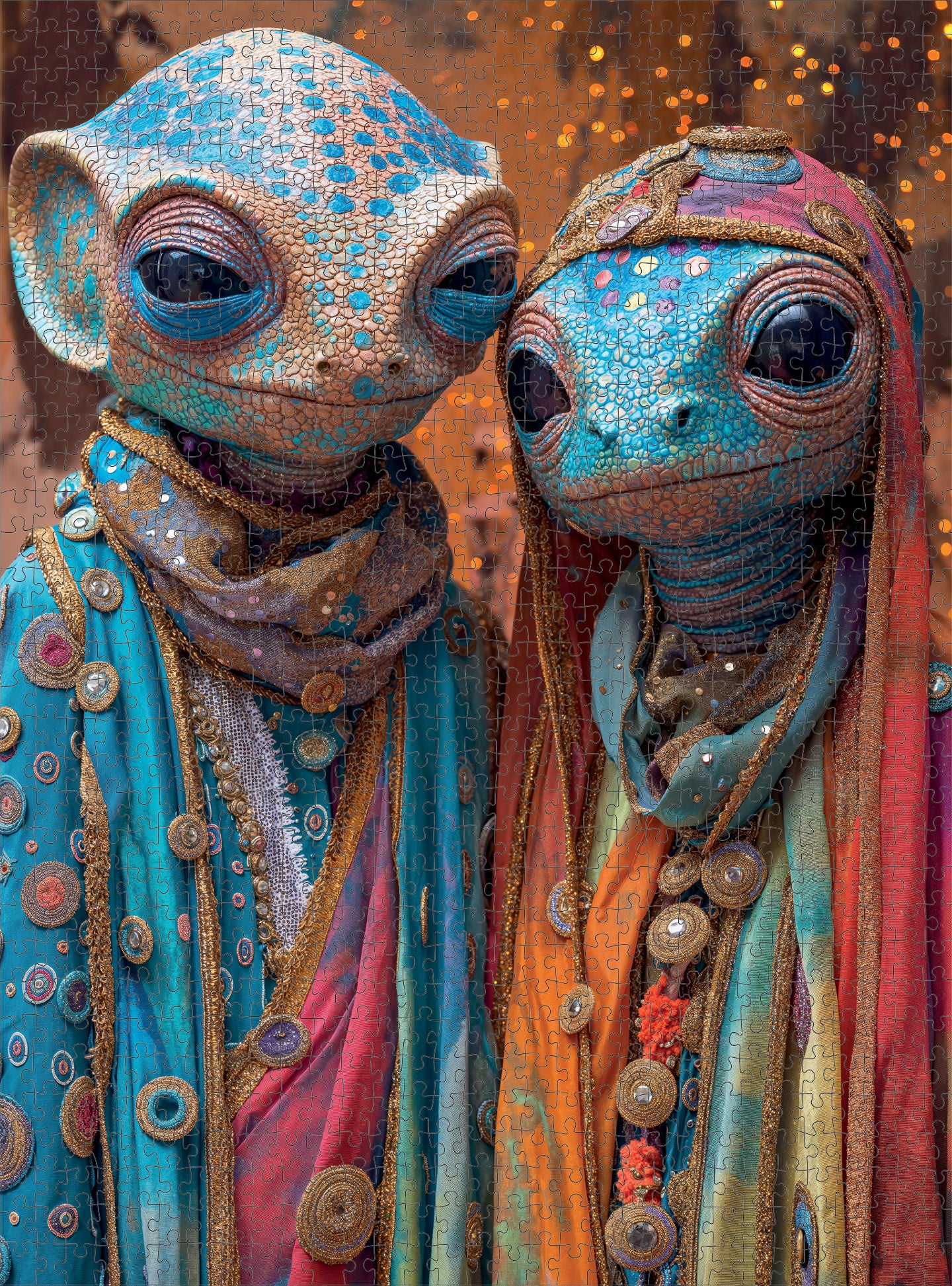 Meet The Aliens: Luma & Kairo - 1000 Piece Jigsaw Puzzle