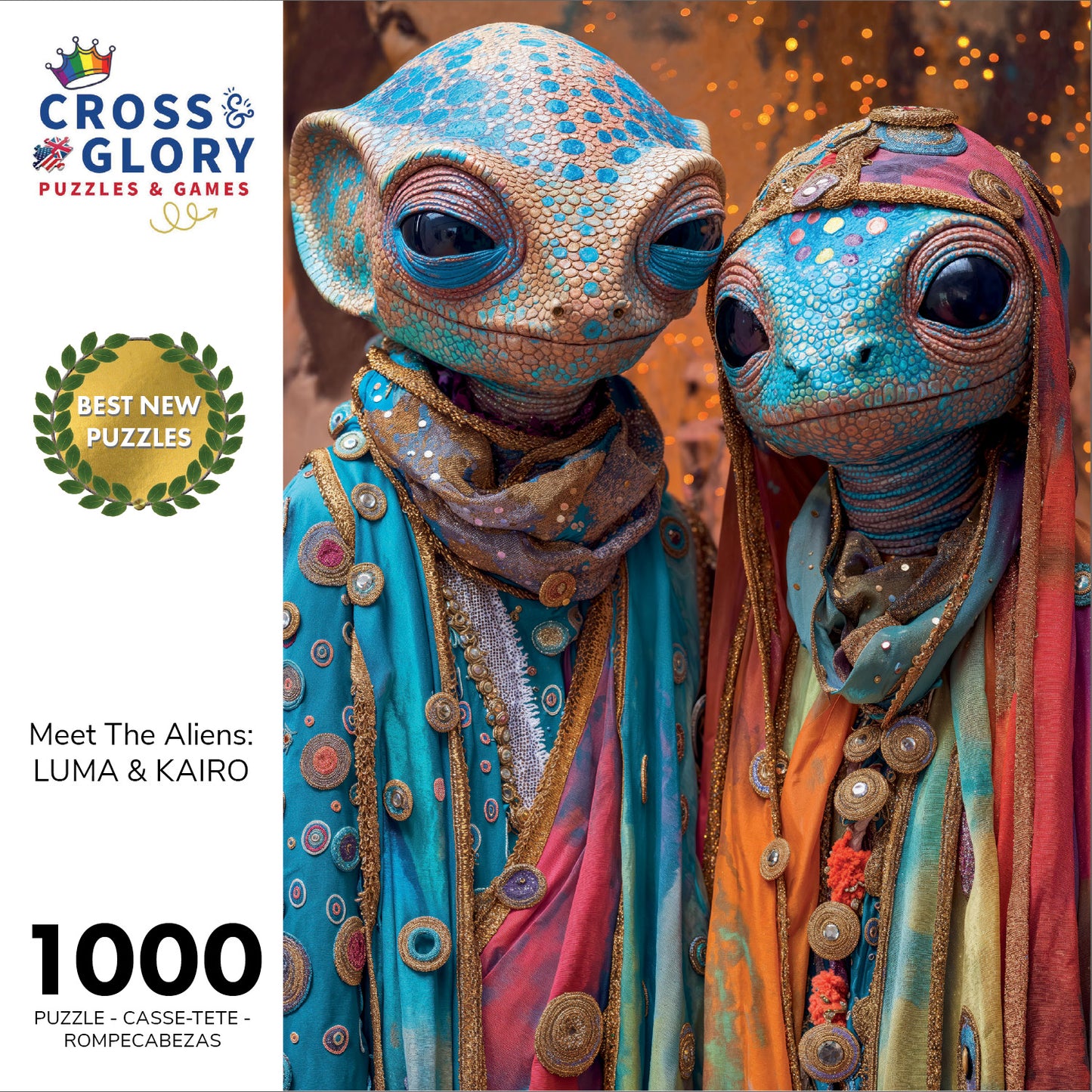 Meet The Aliens: Luma & Kairo - 1000 Piece Jigsaw Puzzle